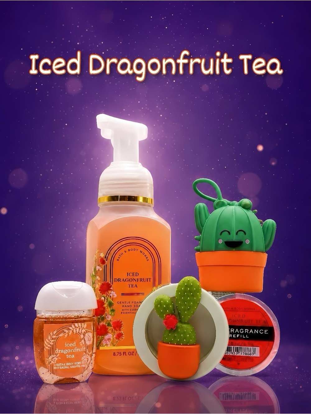 BBW 🌵 Iced Dragonfruit Tea 🌵 5 pc gift set